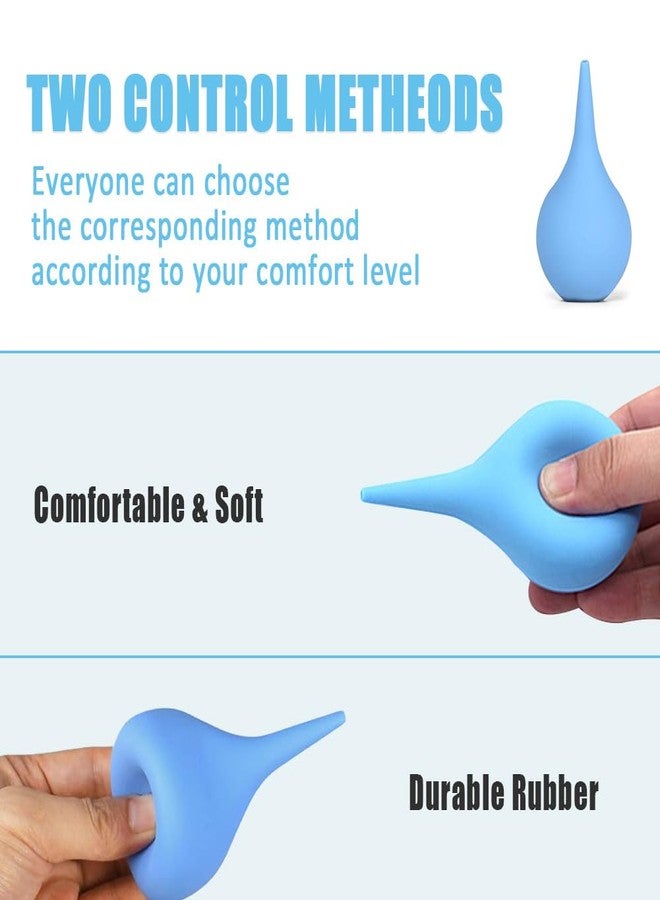 Canumer 3 Pack Hand Bulb Ear Syringes, Soft Reusable Rubber Suction Ear Bulb Syringe Ball, Baby Ear Cleaning Bulb, Ear Washing Squeeze Bulb for Kids, Adults, Pet (3 Sizes) - Image 3
